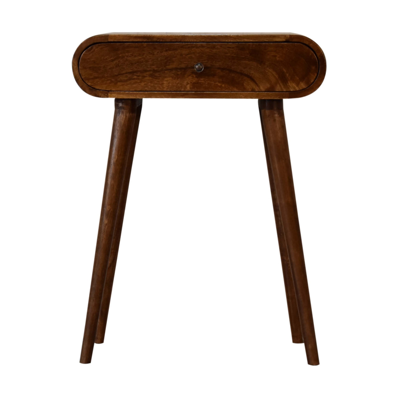 Consola Redonda Mini Castaño