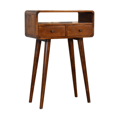 Mesa Consola Mini Castaño