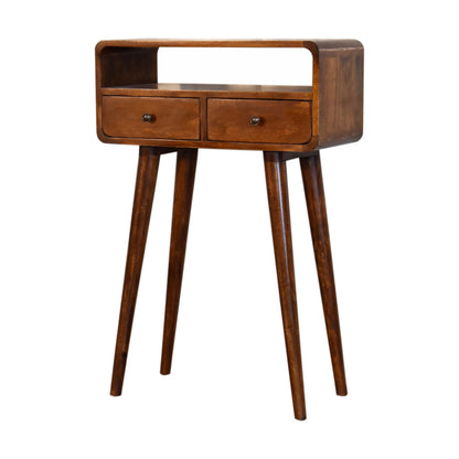 Mesa Consola Mini Castaño