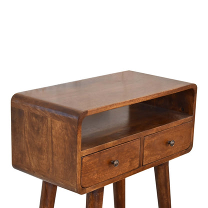Mesa Consola Mini Castaño
