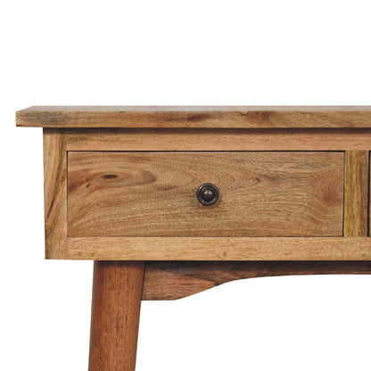 Mini Mesa Console de Corredor em Estilo Carvalho