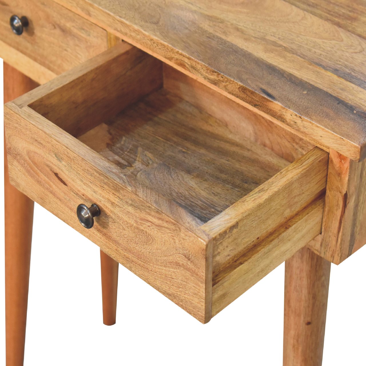 Mini Mesa Console de Corredor em Estilo Carvalho