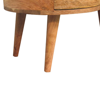 Mesa de Centro Wave con Acabado Roble