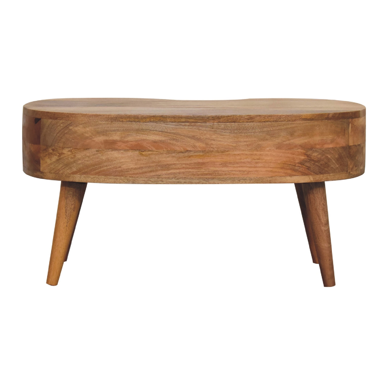 Mesa de Centro Wave con Acabado Roble