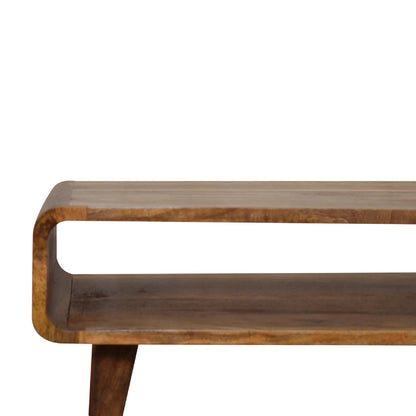 Mueble de Televisión Abierto Estilo Roble