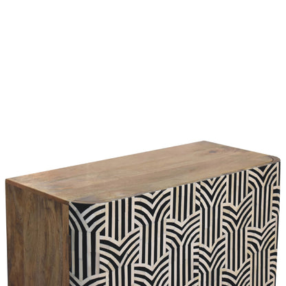 Edessa Knochen-Intarsien-Schrank