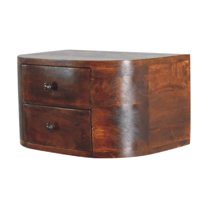 Lunar 2 Drawer Floating Bedside