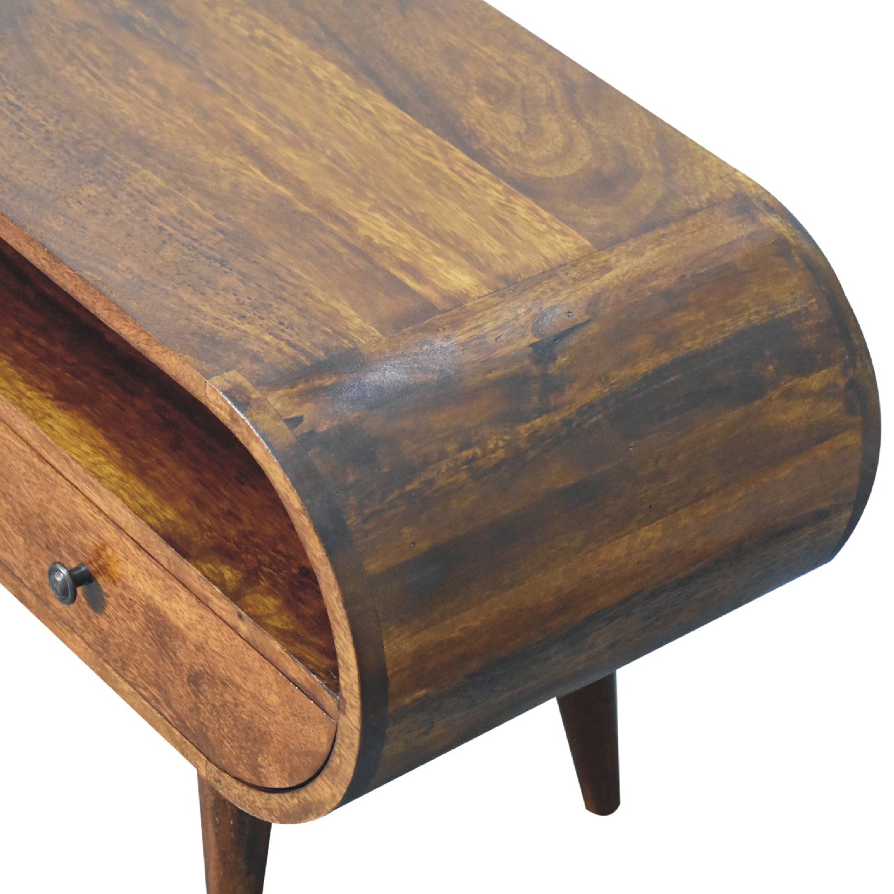 Suporte de TV Circular em Castanho
