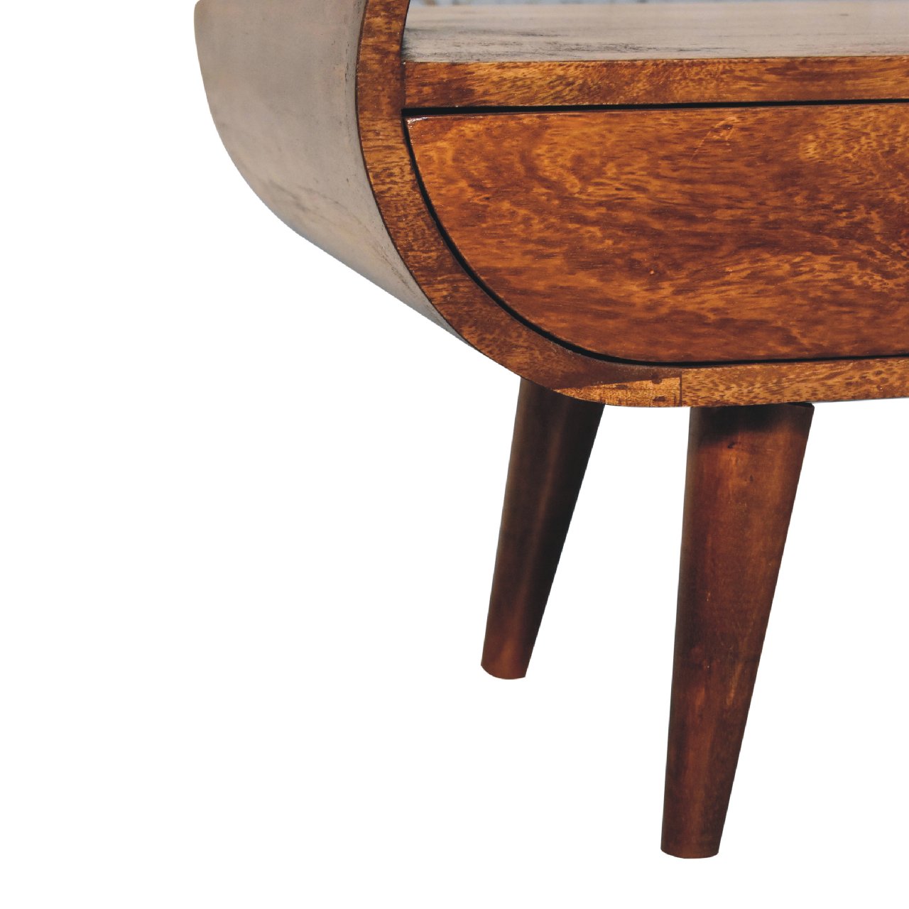 Suporte de TV Circular em Castanho