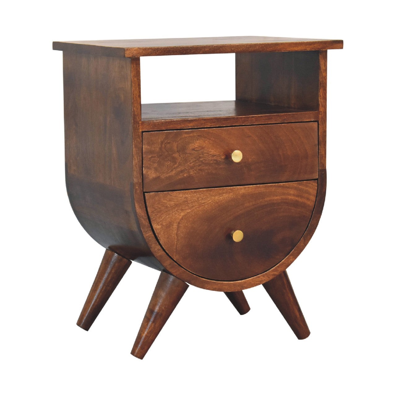 Split Chestnut Nachttisch