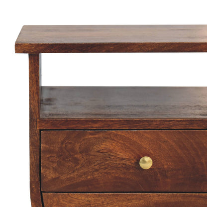Split Chestnut Nachttisch