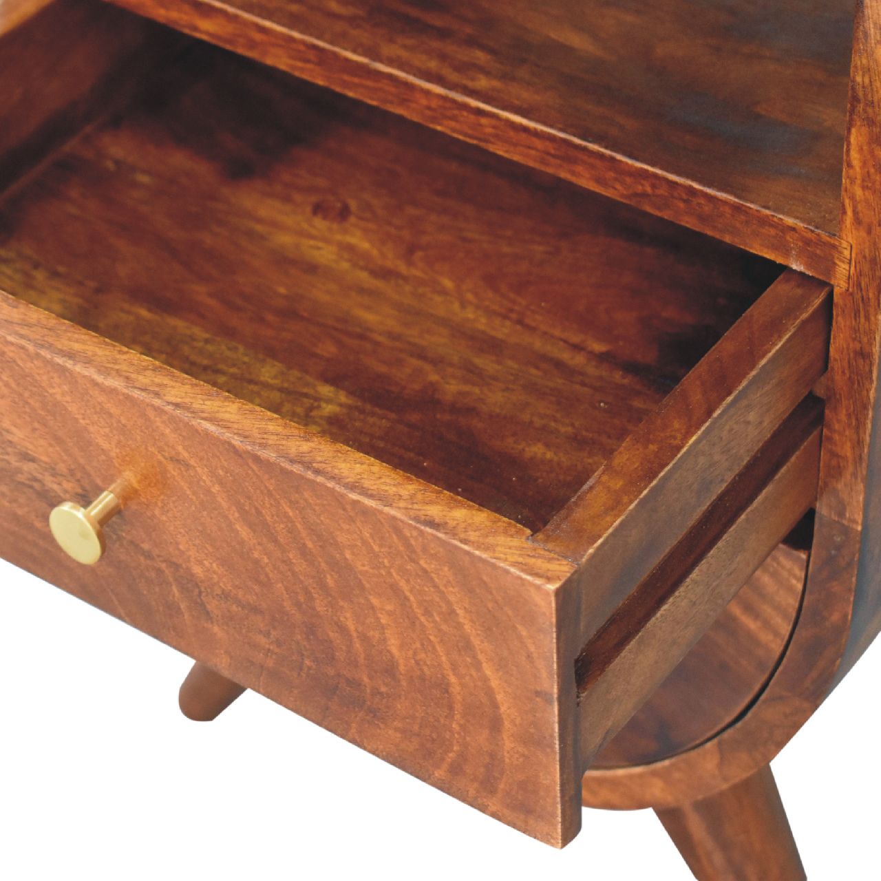 Split Chestnut Nachttisch