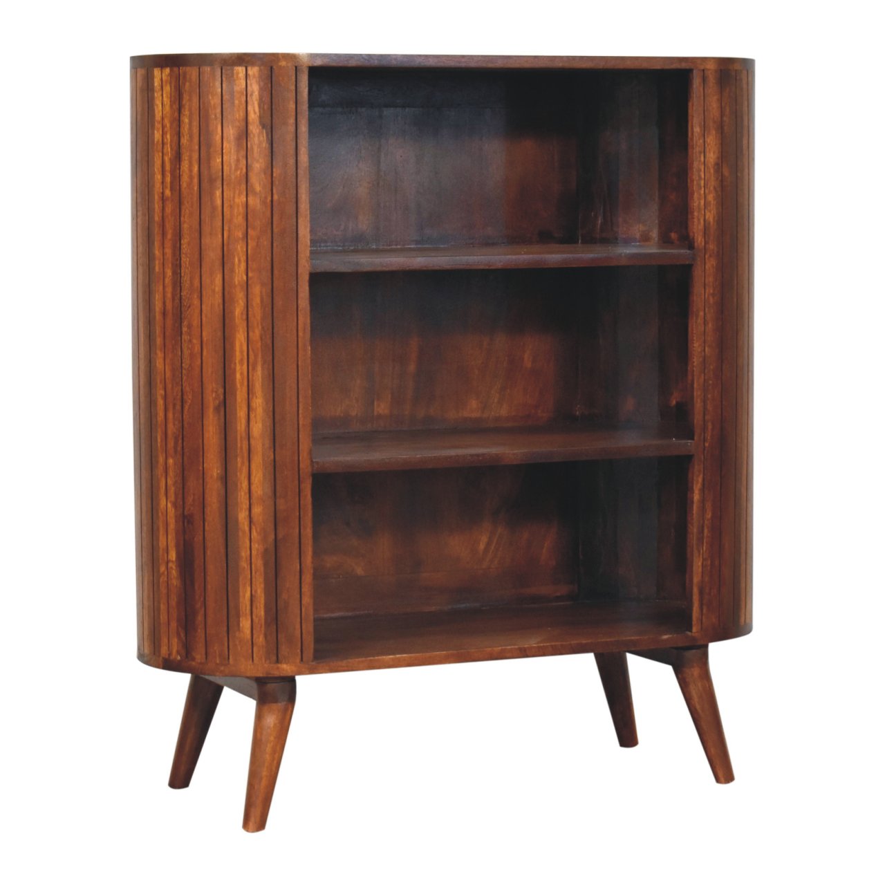 Cortez Credenza Aperta in Legno Castagno