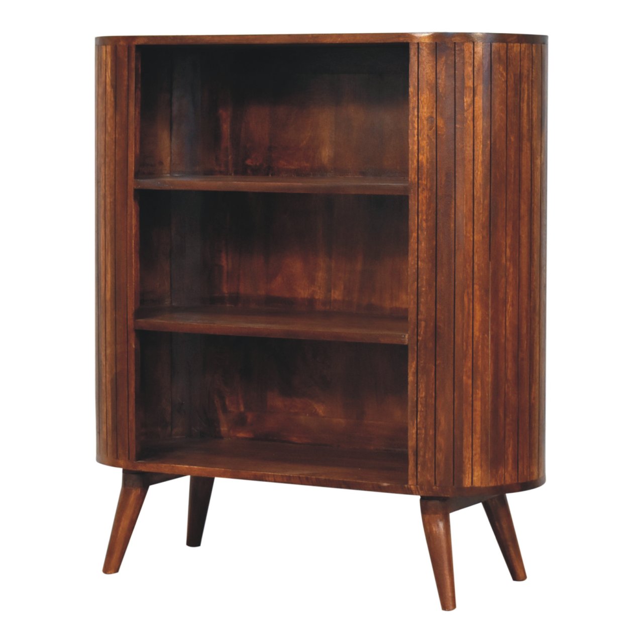 Cortez Credenza Aperta in Legno Castagno
