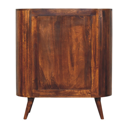 Cortez Credenza Aperta in Legno Castagno