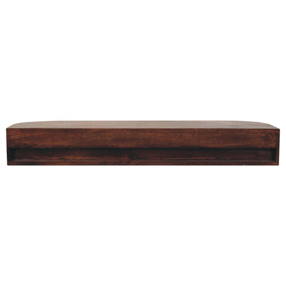 Lunar 2 Drawer Wall Mounted Chestnut Console
