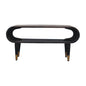 Curved Edge Media with Brass Accents