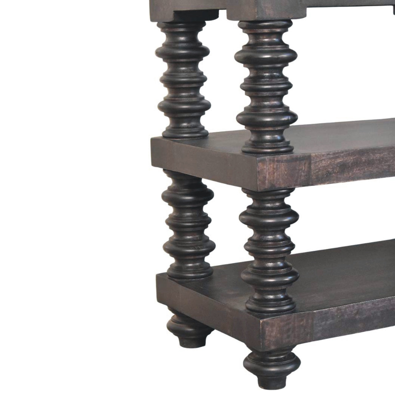 Spindle-Regal-Konsole in Carbon Ash