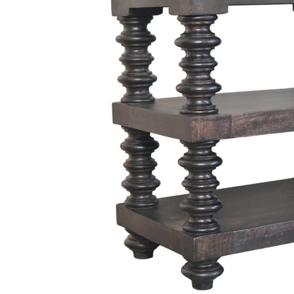 Spindle-Regal-Konsole in Carbon Ash