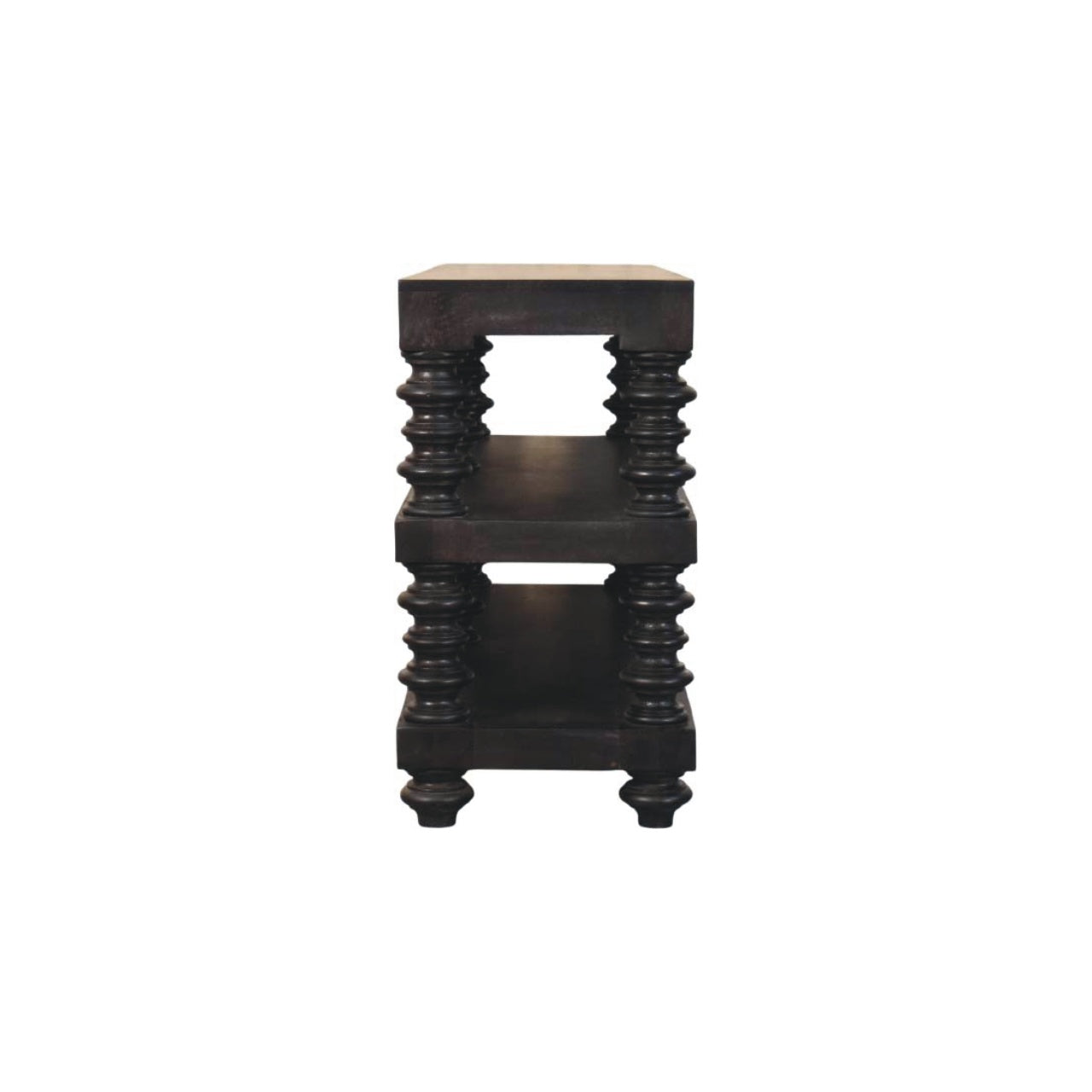 Spindle-Regal-Konsole in Carbon Ash