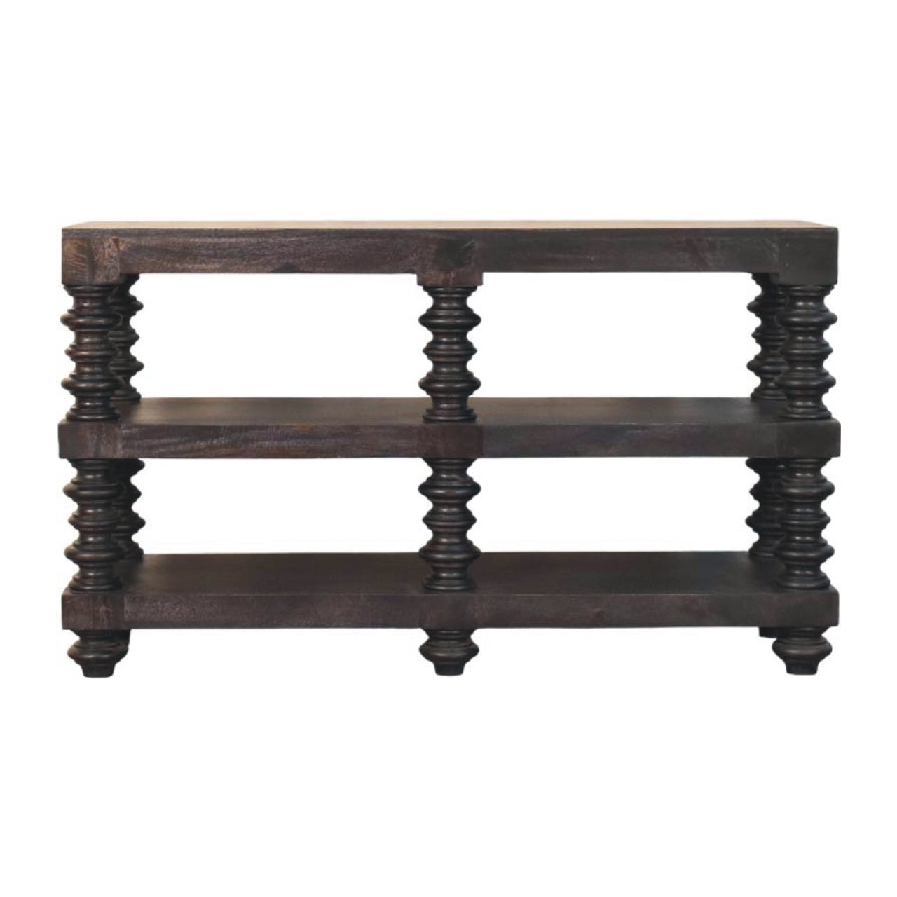 Spindle-Regal-Konsole in Carbon Ash