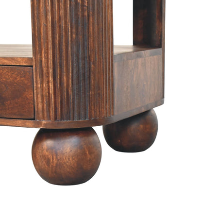 Tavolino da Caffè con Gambe a Sfera