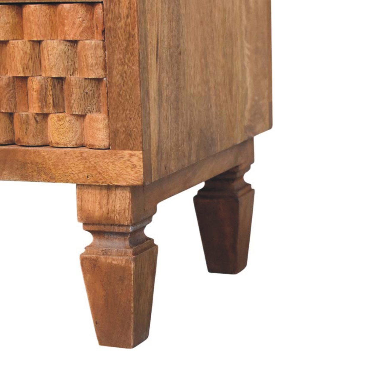 Arno Comodino in Teak Dorato