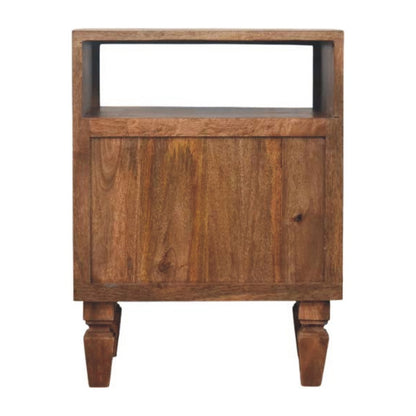 Arno Comodino in Teak Dorato
