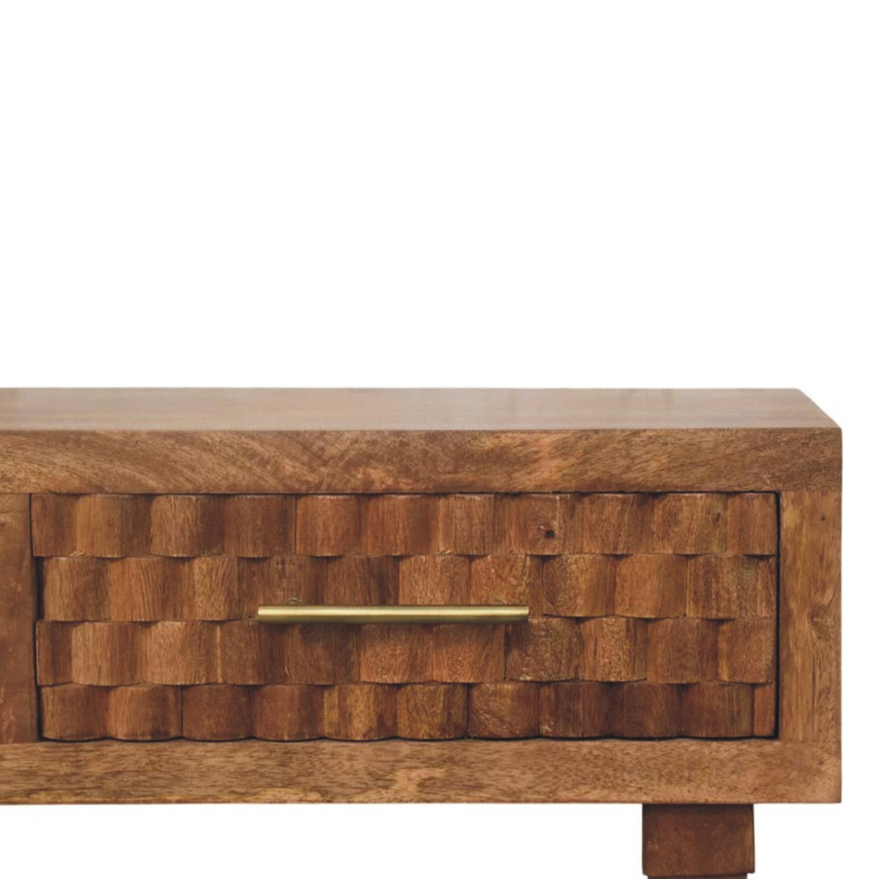 Console Arno en Teck Doré