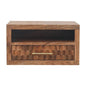 Arno Wall-Mounted Nightstand in Golden Teak