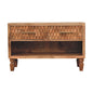 Arno Shoe Storage Unit in Golden Teak