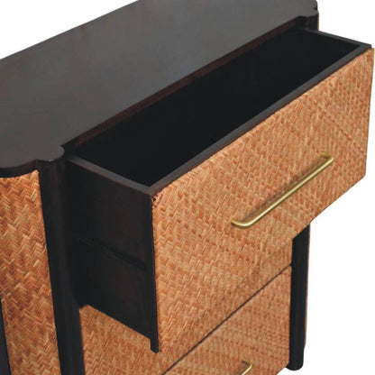 Havana Weave Cómoda com 3 Gavetas