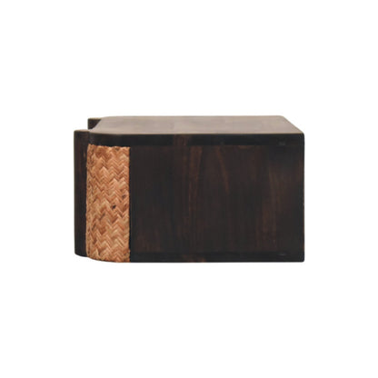 Rattan Curve Wall-Mounted Drawer