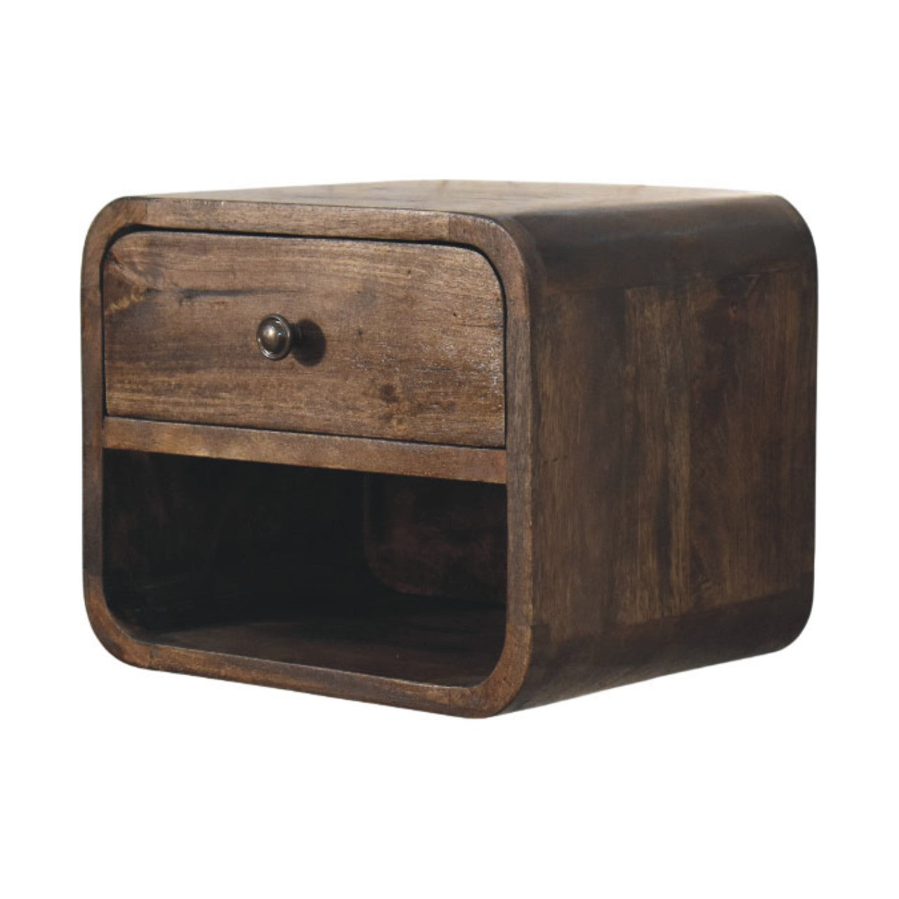 Rounded One-Drawer Nightstand