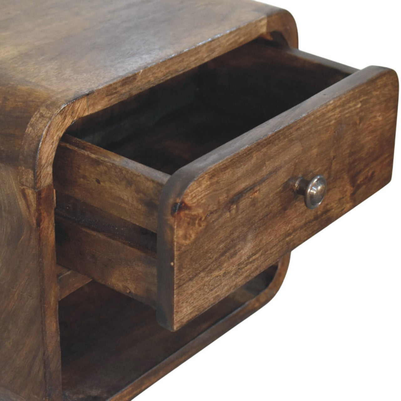 Rounded One-Drawer Nightstand