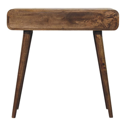 Console Classique Grise aux Coins Arrondis
