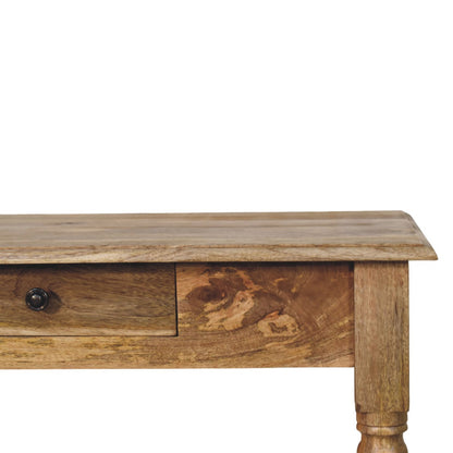 Bureau à Pieds Tournés Ton Chêne