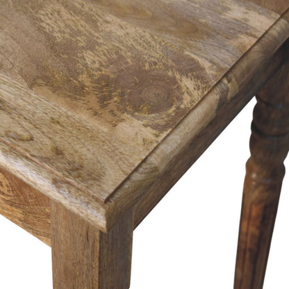 Bureau à Pieds Tournés Ton Chêne