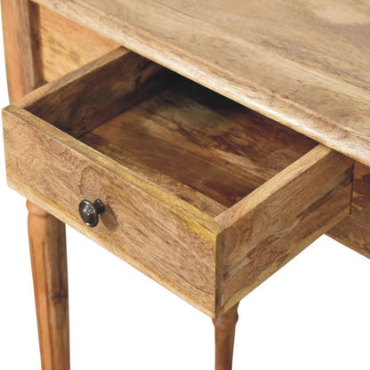 Bureau à Pieds Tournés Ton Chêne