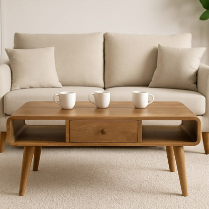 2 over 3 Curved Chestnut Chest