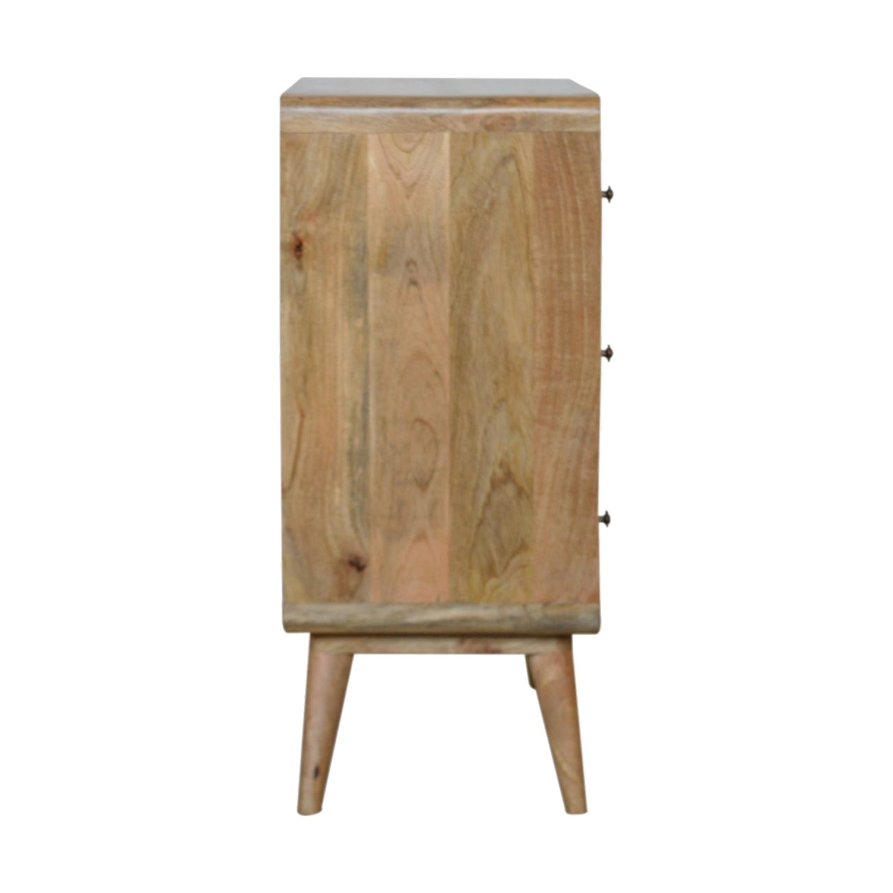 Cómoda Curvada Estilo Roble