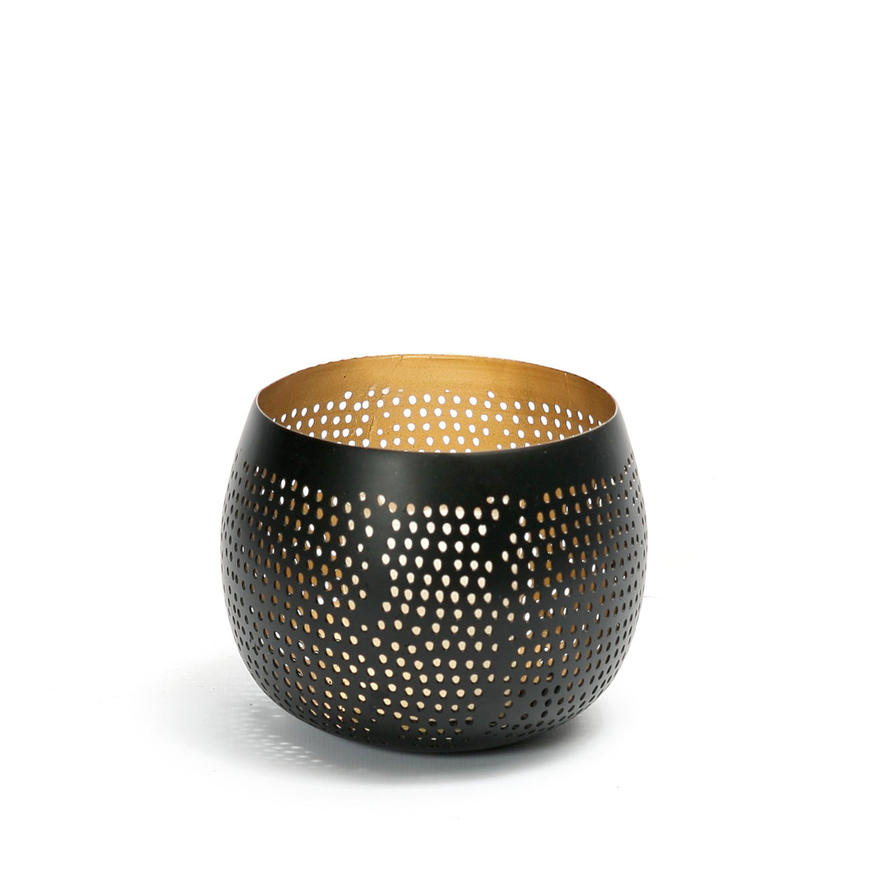 The Pierced Ball - Black Gold - S