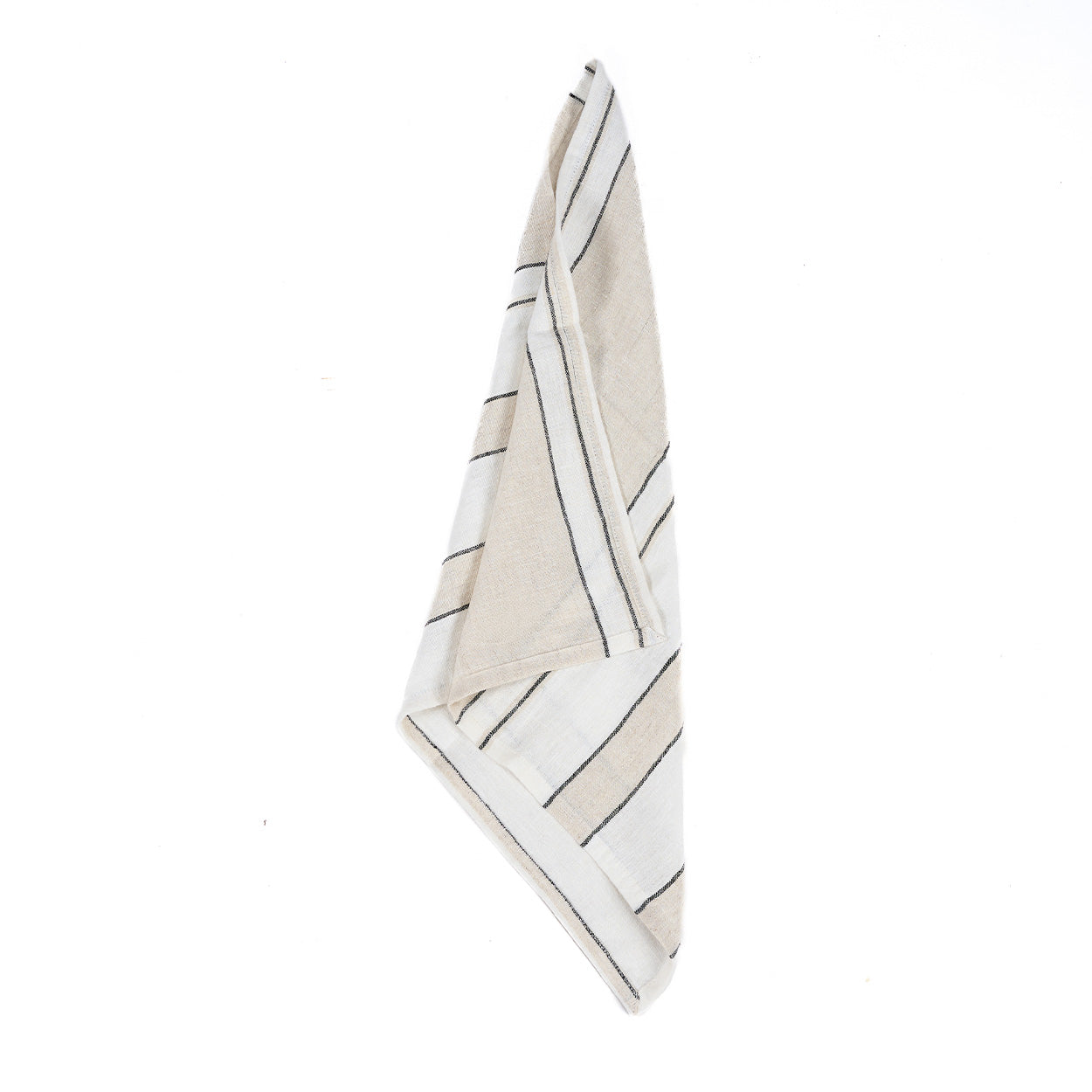 The Provence Napkin - Natural Black and White - 45x45