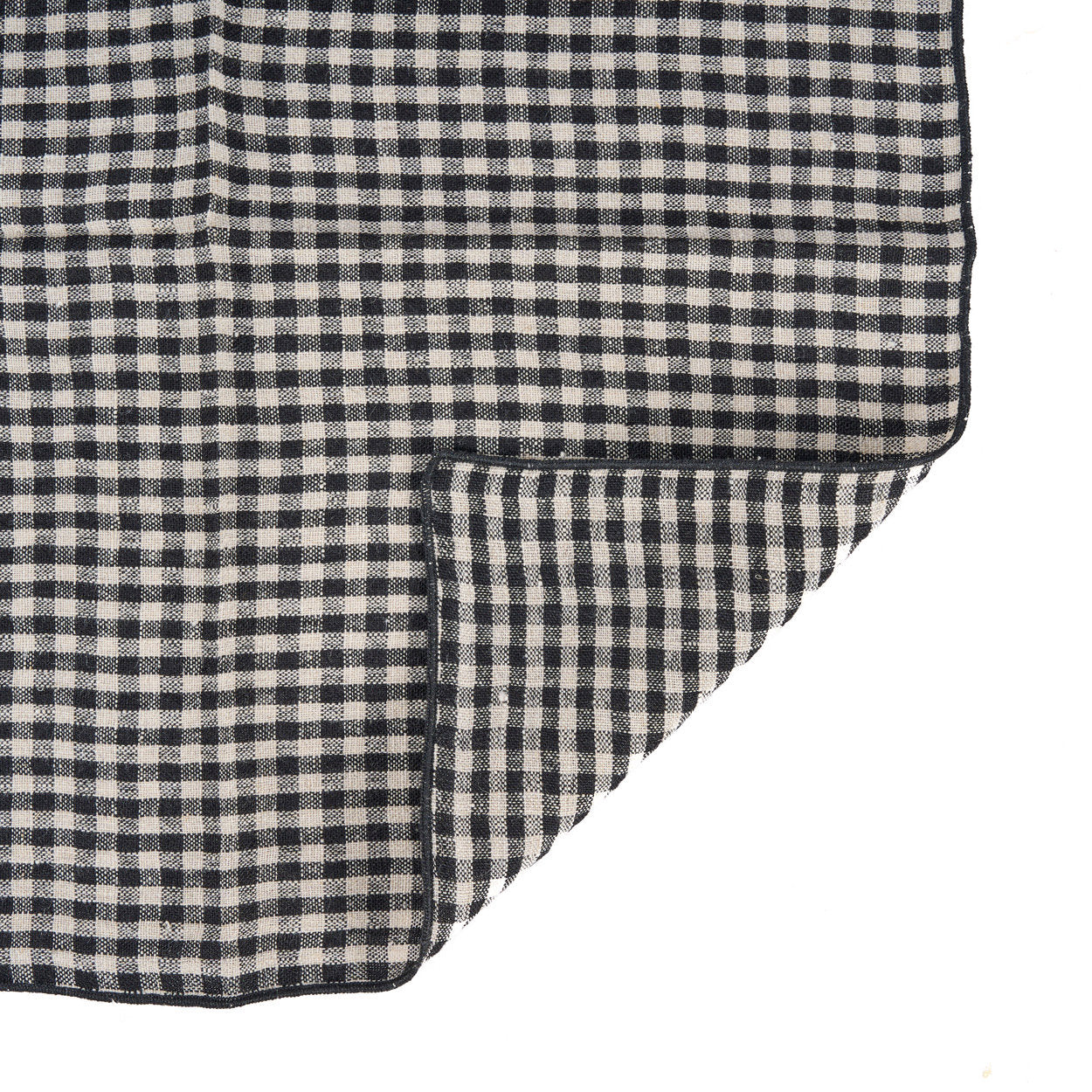 The Picnic Napkin - Natural Black - 45x45