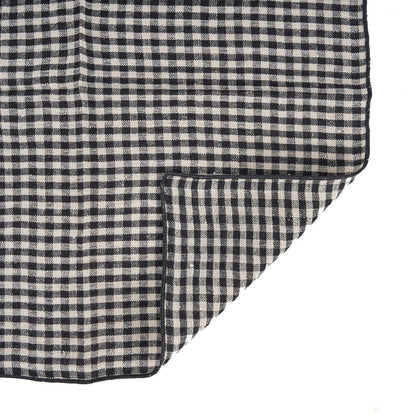 The Picnic Napkin - Natural Black - 45x45