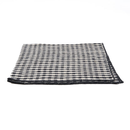The Picnic Napkin - Natural Black - 45x45