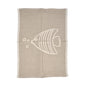 The Linen Fish Kitchen Towel - Natural White - 50x70