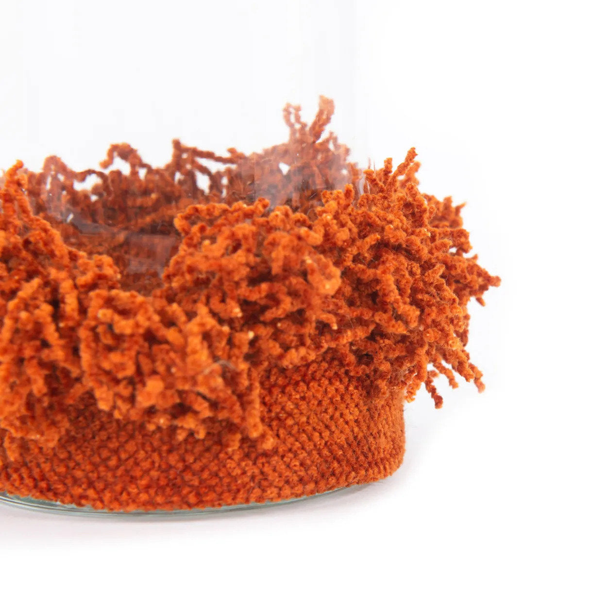 The Oh My Gee Candle Holder - Rust Velvet - Medium