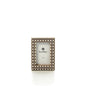 The Diamond Cut Frame - White Brown - 5x7