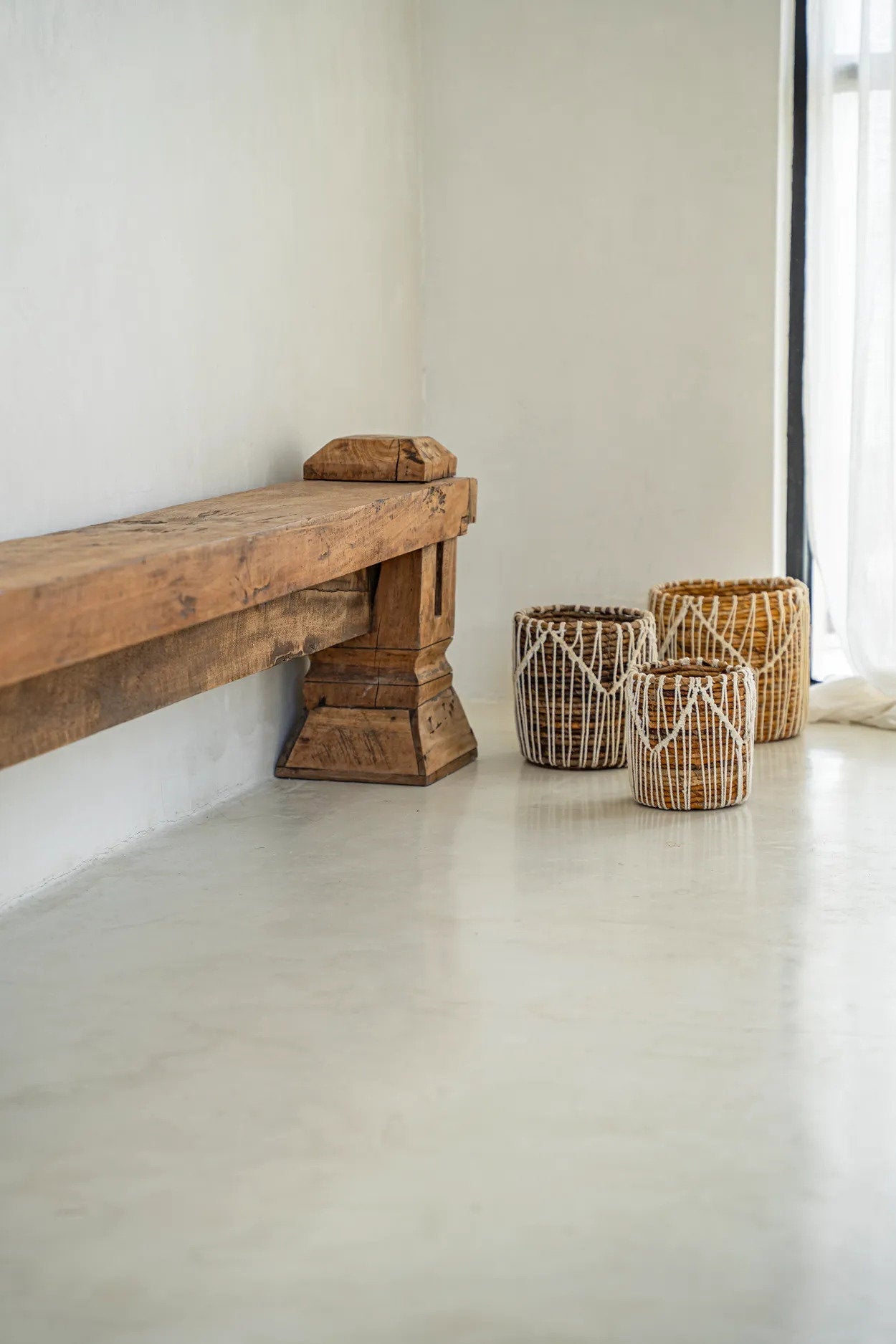 The Macra-mazing Basket - Natural White - L